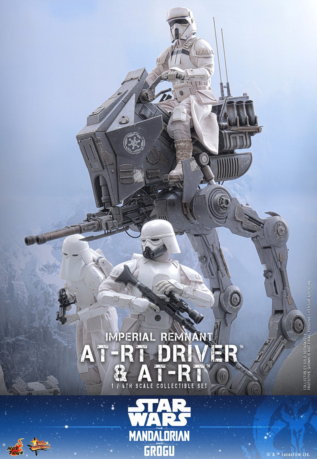 Star Wars Imperial Remnant AT-RT Driver™ and AT-RT™ Sixth Scale Figure Set  (Prototype Shown) View 8