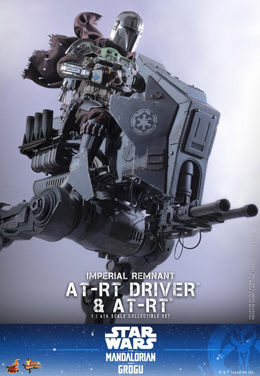 Star Wars Imperial Remnant AT-RT Driver™ and AT-RT™ Sixth Scale Figure Set  (Prototype Shown) View 9