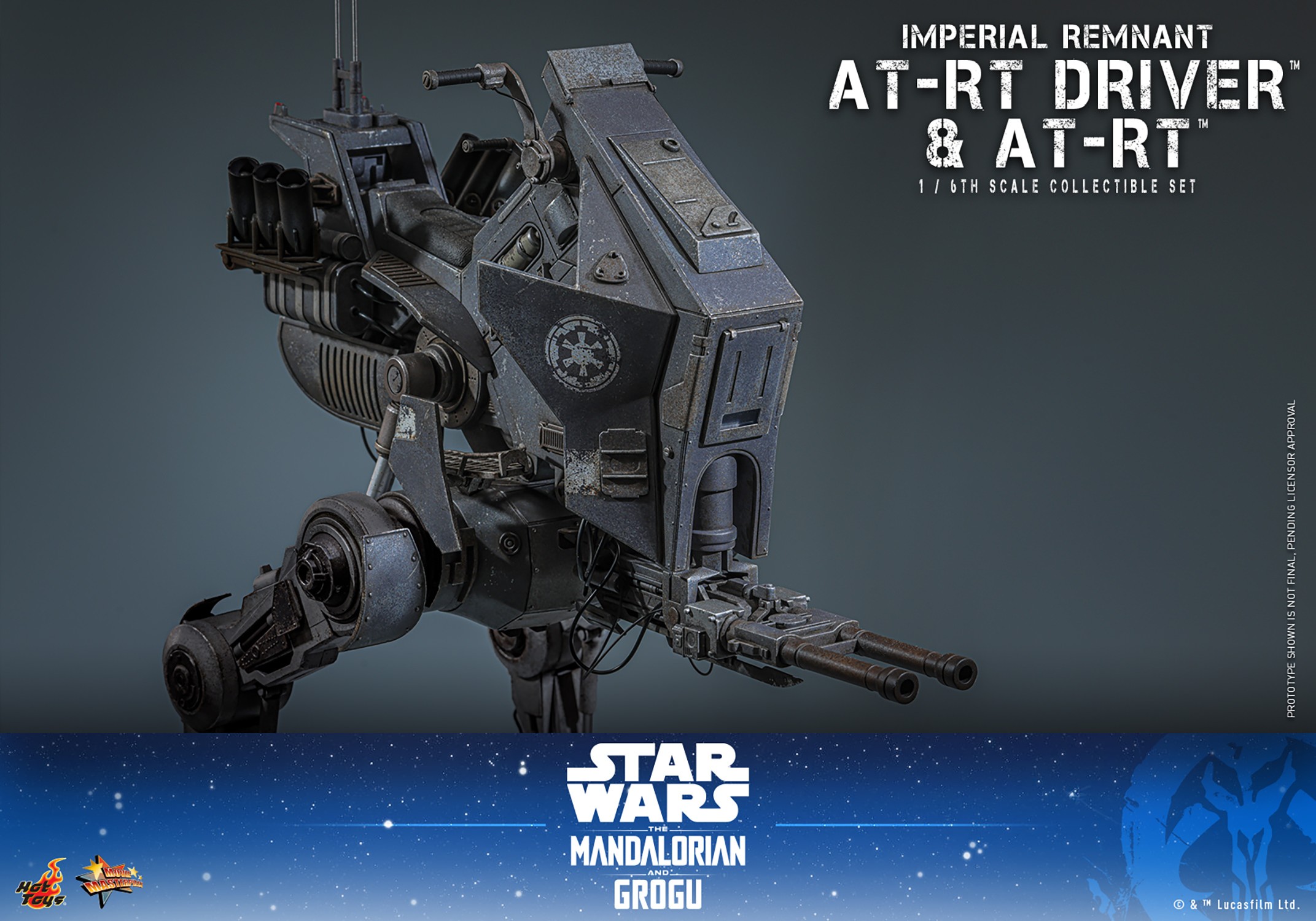 Star Wars Imperial Remnant AT-RT Driver™ and AT-RT™ Sixth Scale Figure Set  (Prototype Shown) View 14