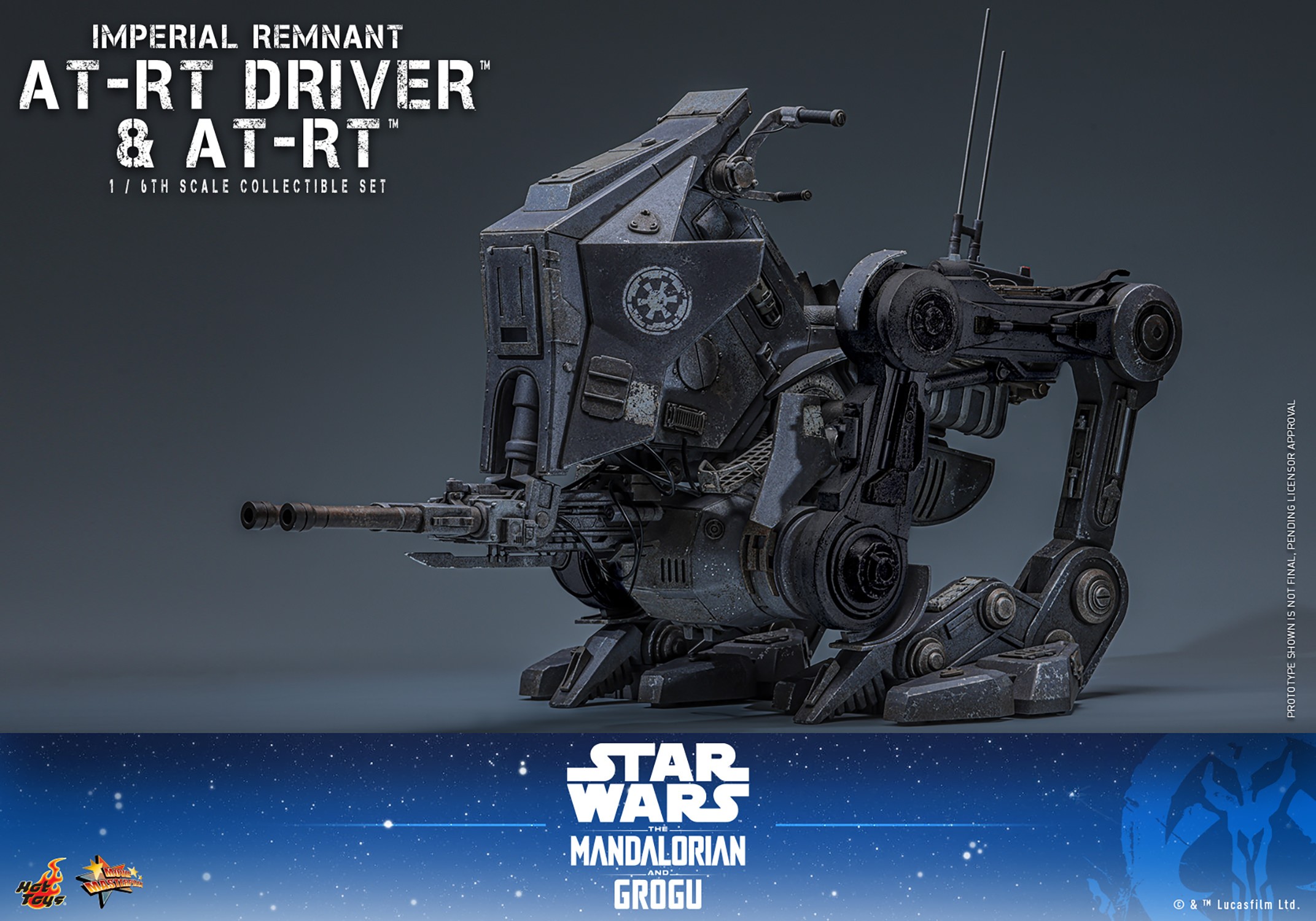 Star Wars Imperial Remnant AT-RT Driver™ and AT-RT™ Sixth Scale Figure Set  (Prototype Shown) View 16