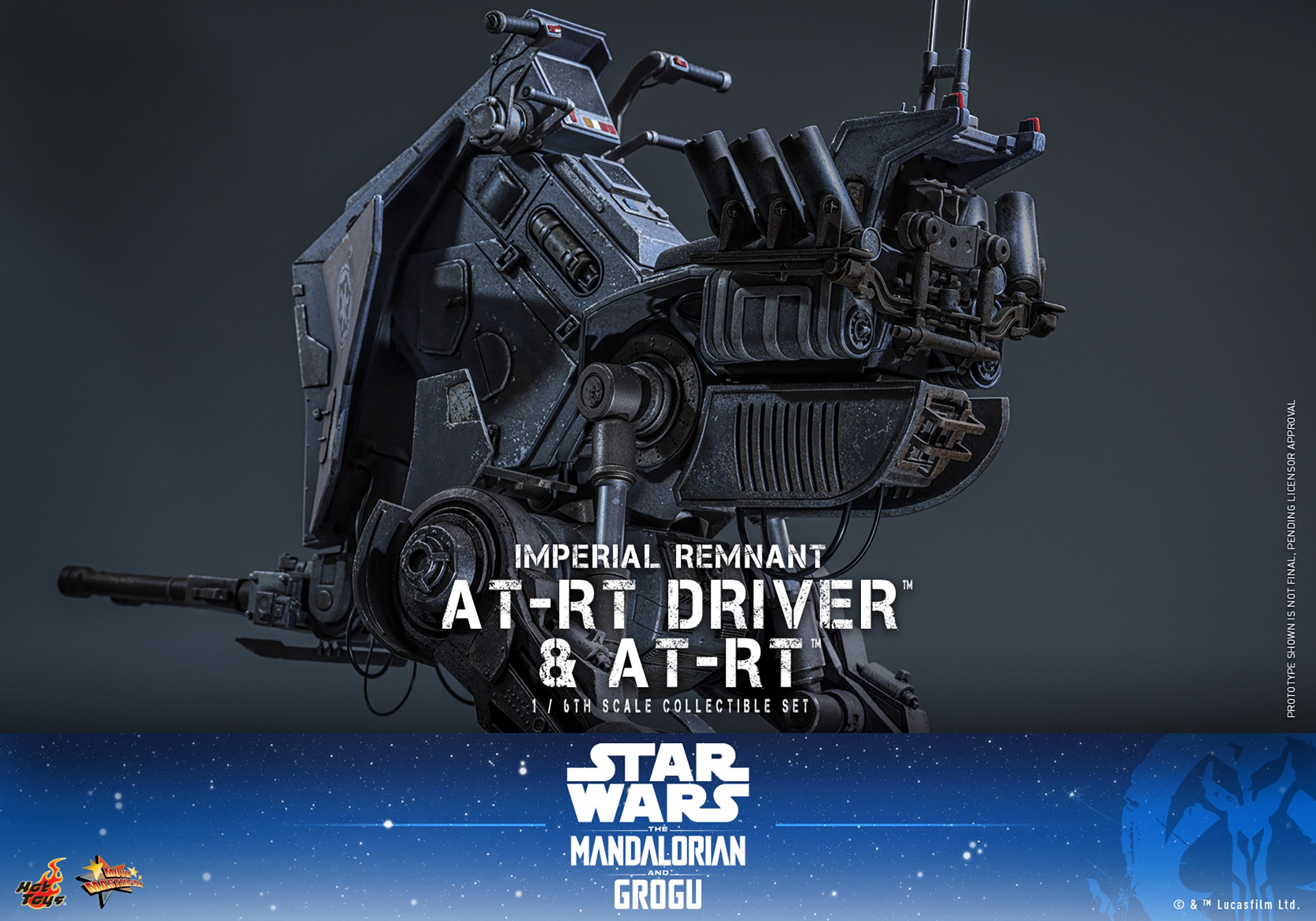 Star Wars Imperial Remnant AT-RT Driver™ and AT-RT™ Sixth Scale Figure Set  (Prototype Shown) View 17