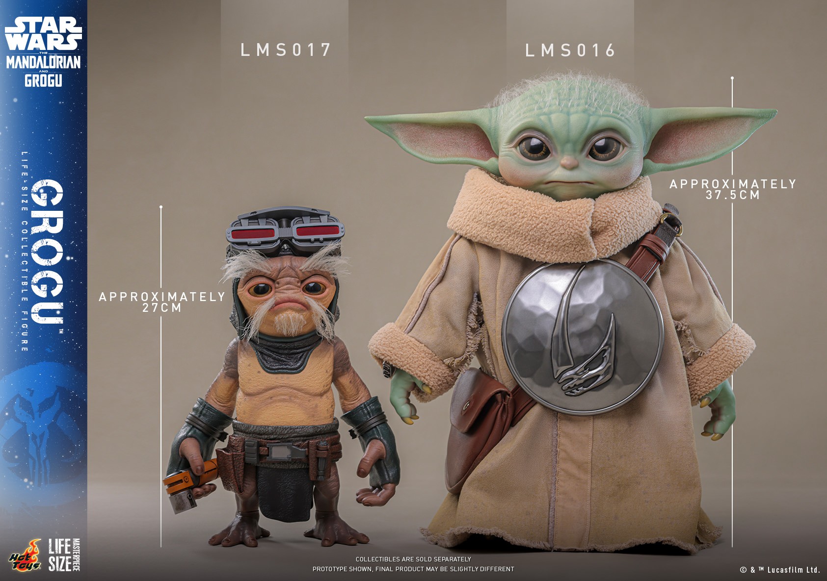 Star Wars Grogu™ Life-Size Figure  (Prototype Shown) View 21