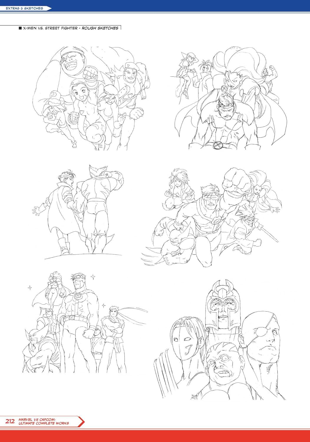 Marvel Marvel vs Capcom Ultimate Complete Works Book  (Prototype Shown) View 7
