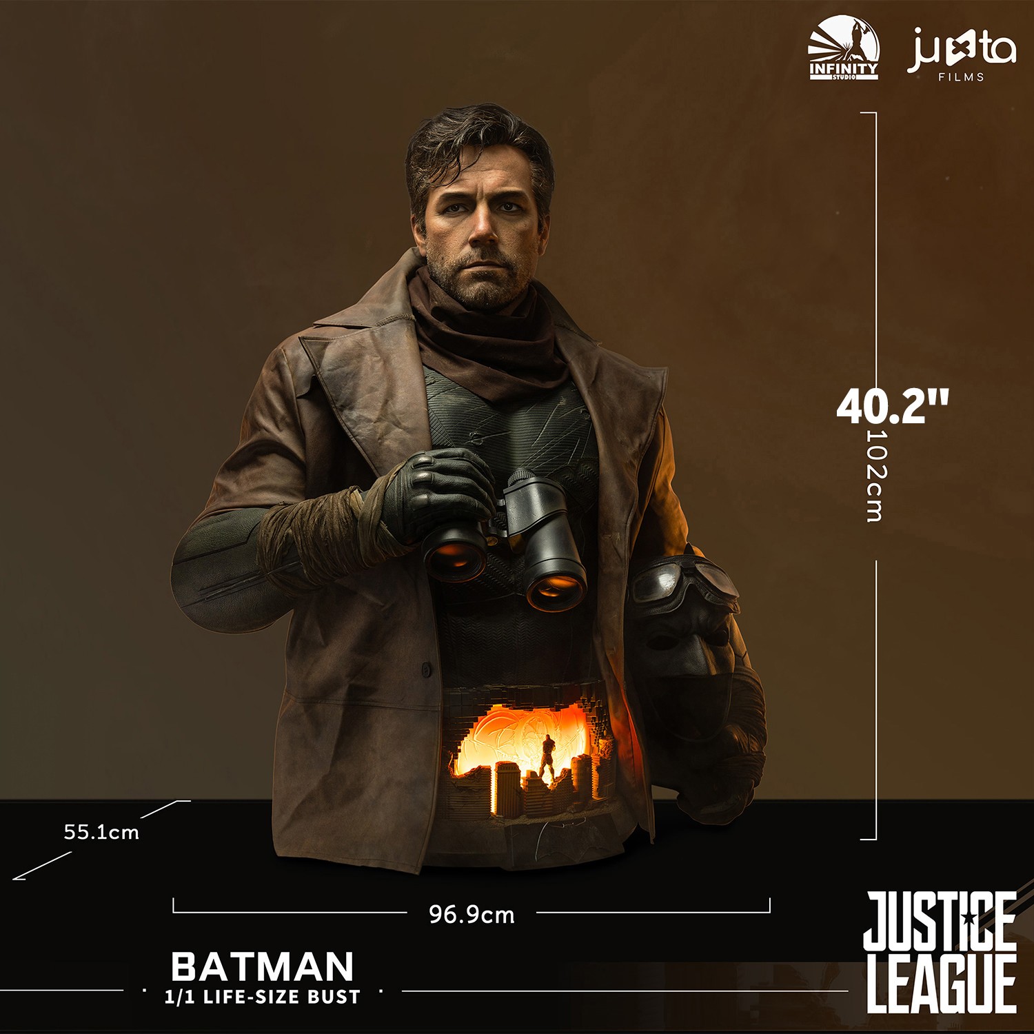 DC Comics Knightmare Batman Life-Size Bust  (Prototype Shown) View 2