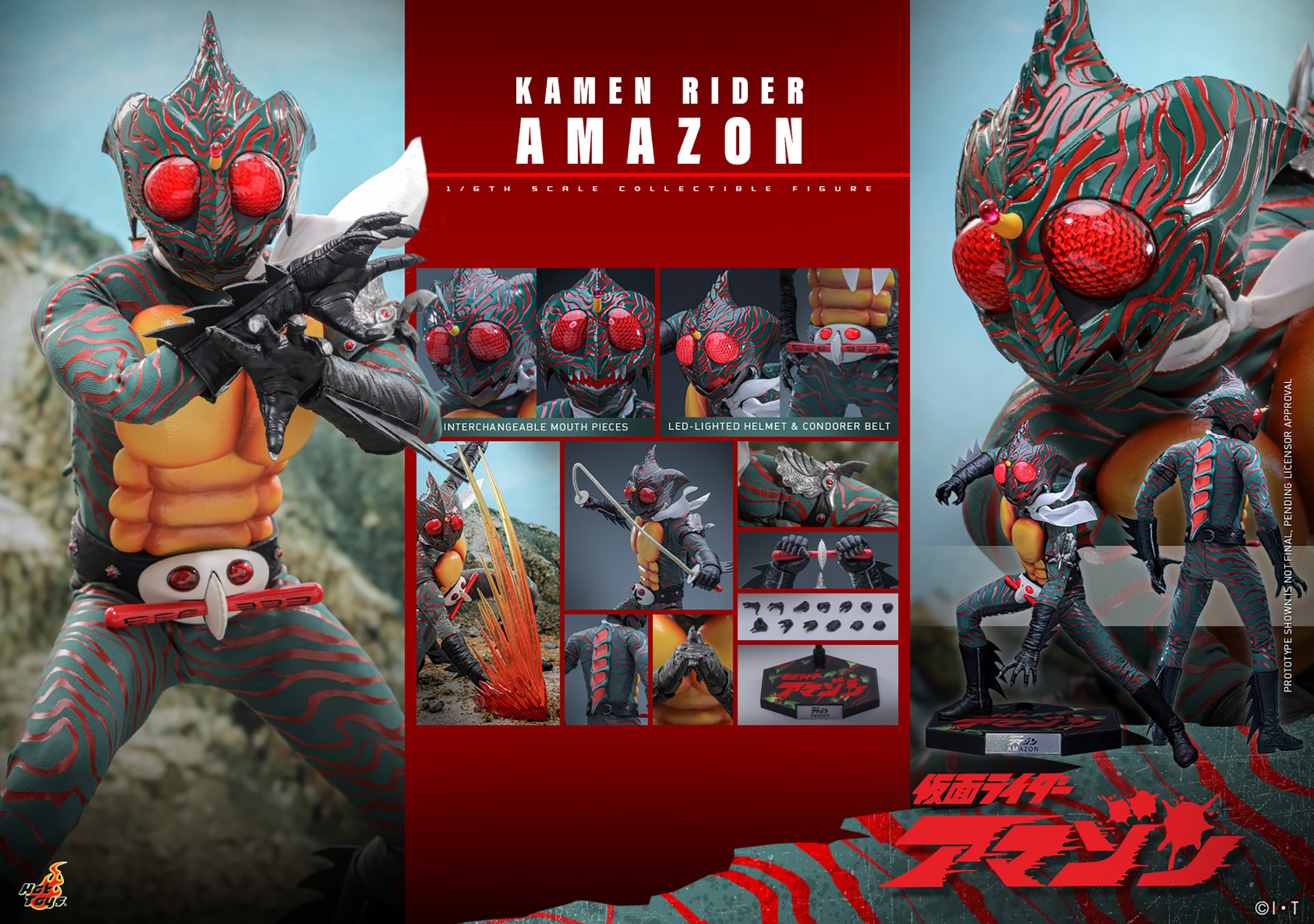 Kamen Rider Kamen Rider Amazon Sixth Scale Figure  (Prototype Shown) View 16