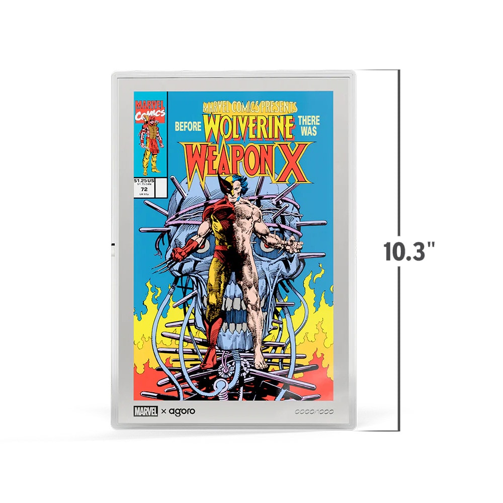 Marvel Marvel Wolverine #72 Foil Silver Collectible  (Prototype Shown) View 2