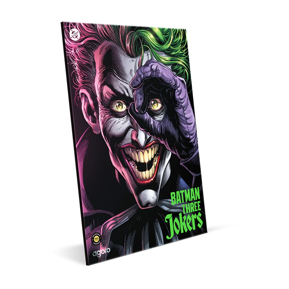 DC Comics Batman Three Jokers #3 - The Comedian Foil Silver Collectible  (Prototype Shown) View 6