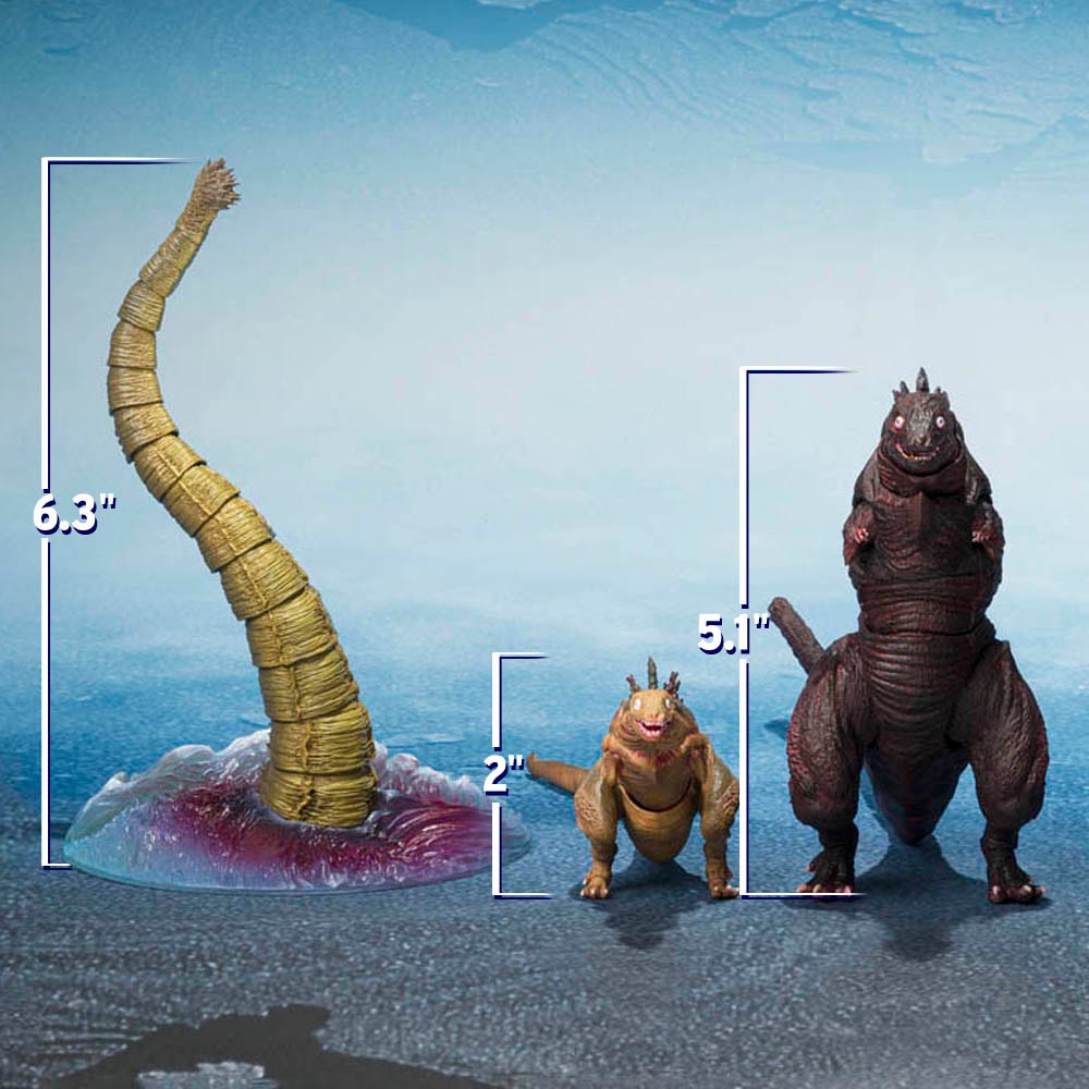 Godzilla Godzilla [2016] The Second Form & Third Form & Giant Unidentified Creature Set Action Figure  (Prototype Shown) View 2