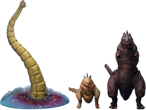 Godzilla Godzilla [2016] The Second Form & Third Form & Giant Unidentified Creature Set Action Figure  (Prototype Shown) View 11