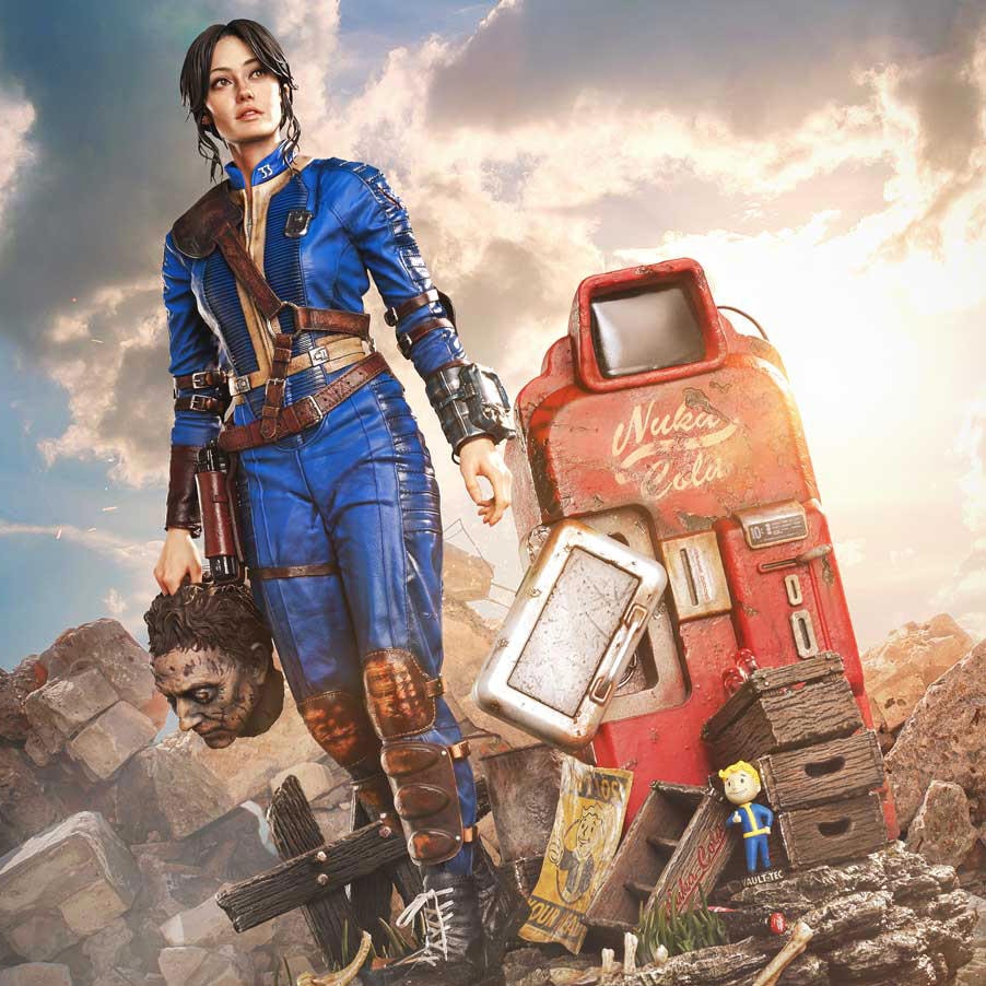 Fallout Lucy MacLean (Bonus Version) Quarter Scale Statue  (Prototype Shown) View 1