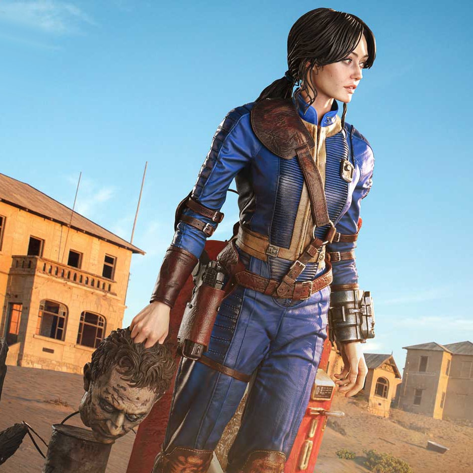 Fallout Lucy MacLean (Bonus Version) Quarter Scale Statue  (Prototype Shown) View 3