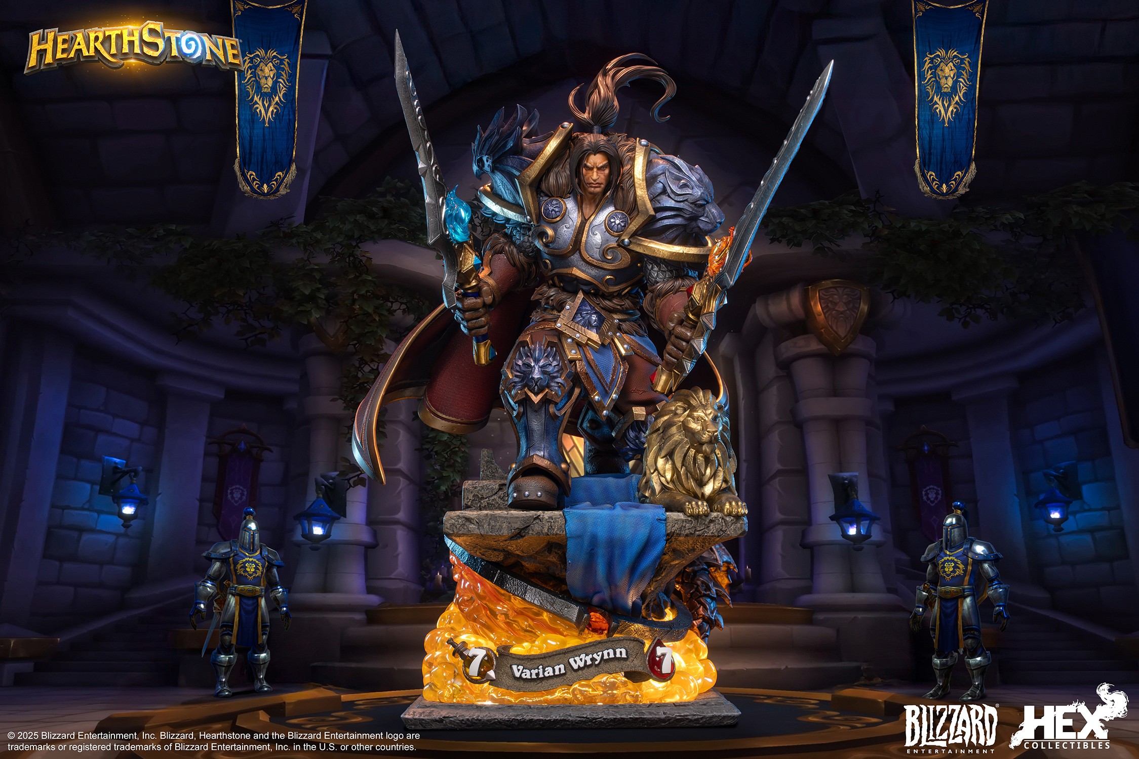 Warcraft Varian Wrynn 1:10 Scale Statue  (Prototype Shown) View 2
