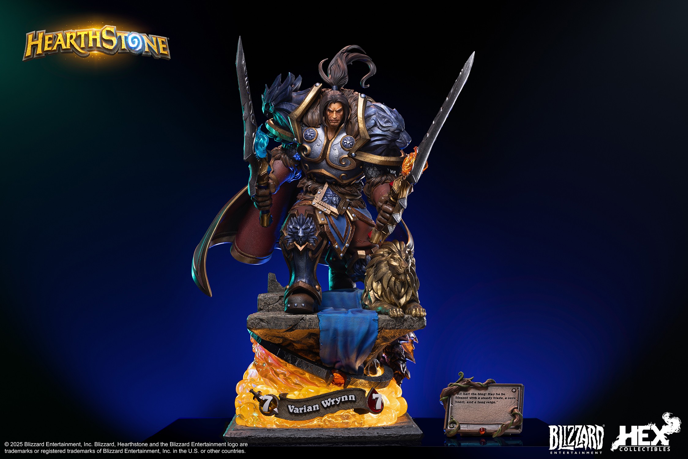 Warcraft Varian Wrynn 1:10 Scale Statue  (Prototype Shown) View 13