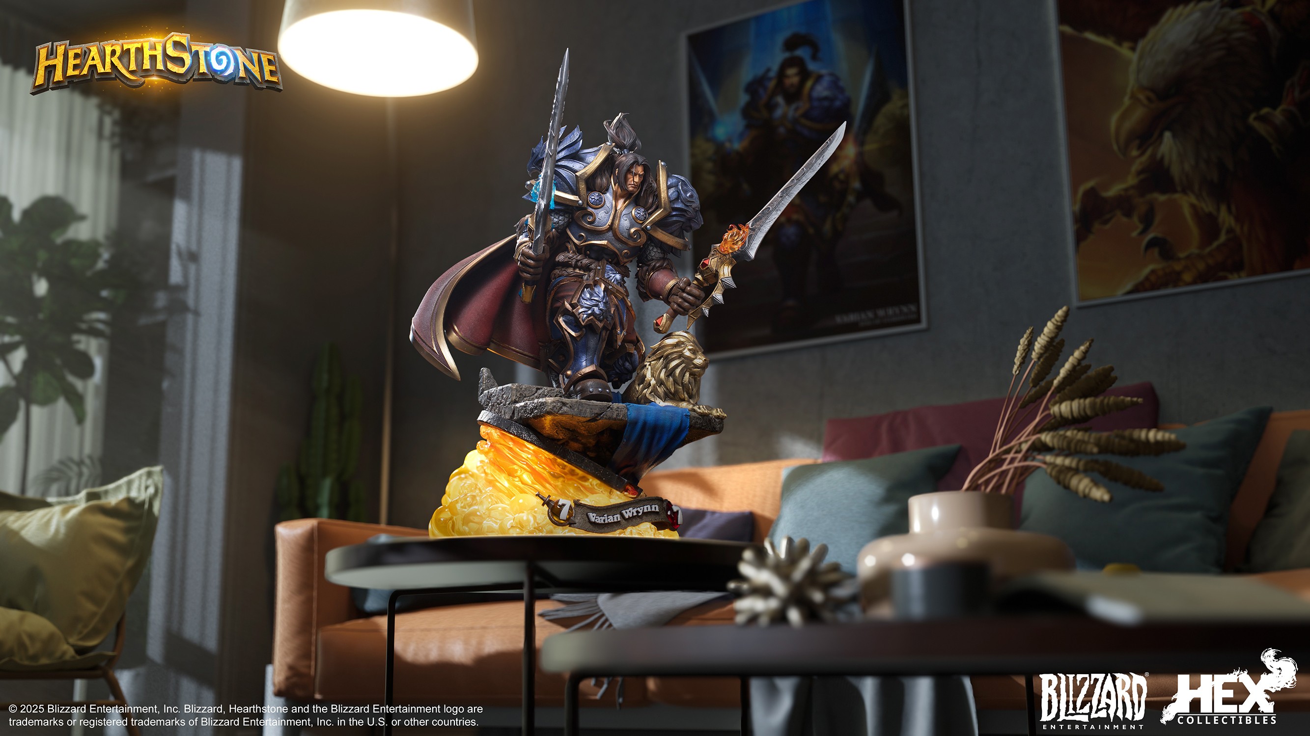 Warcraft Varian Wrynn 1:10 Scale Statue  (Prototype Shown) View 14