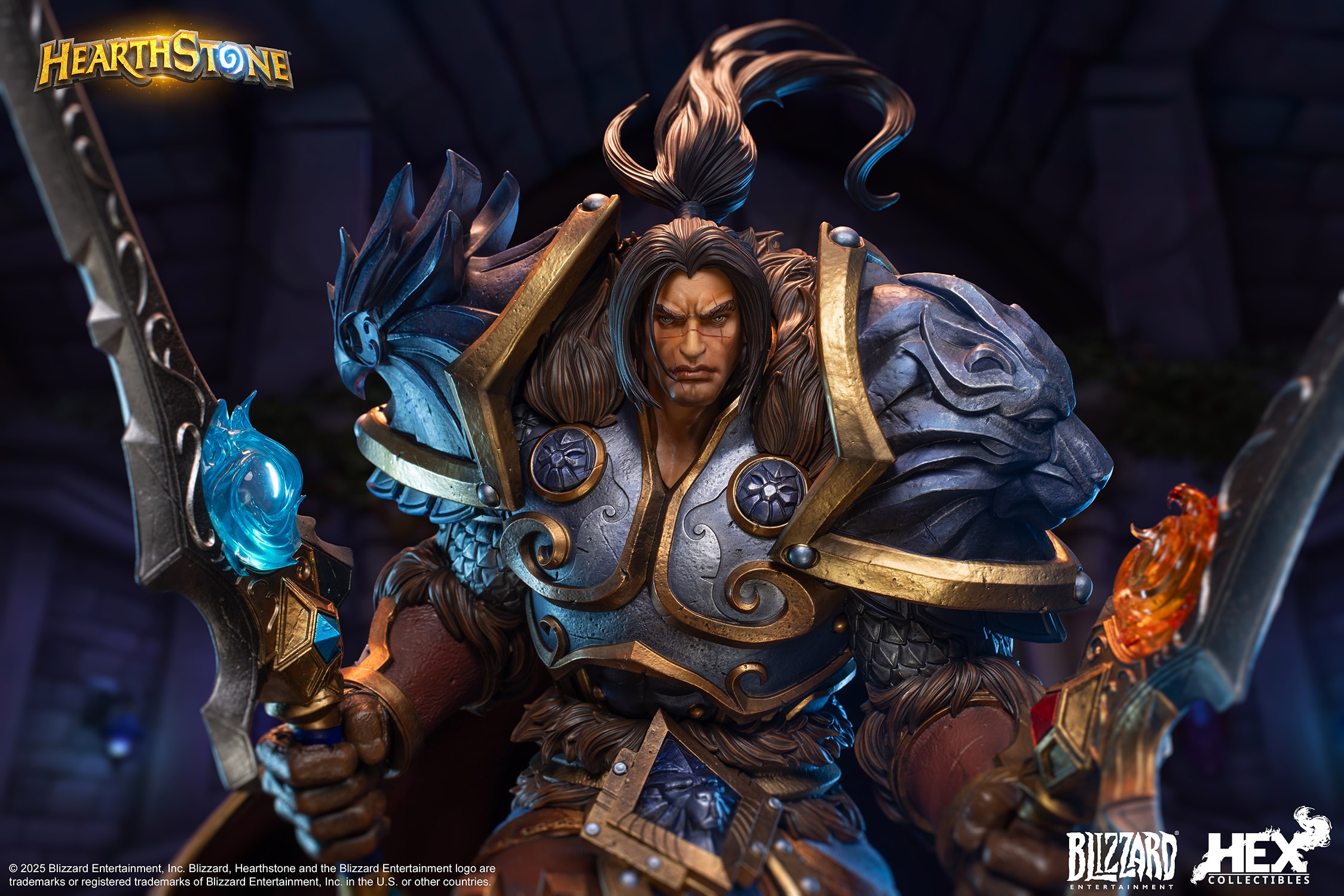 Warcraft Varian Wrynn Statues  (Prototype Shown) View 3