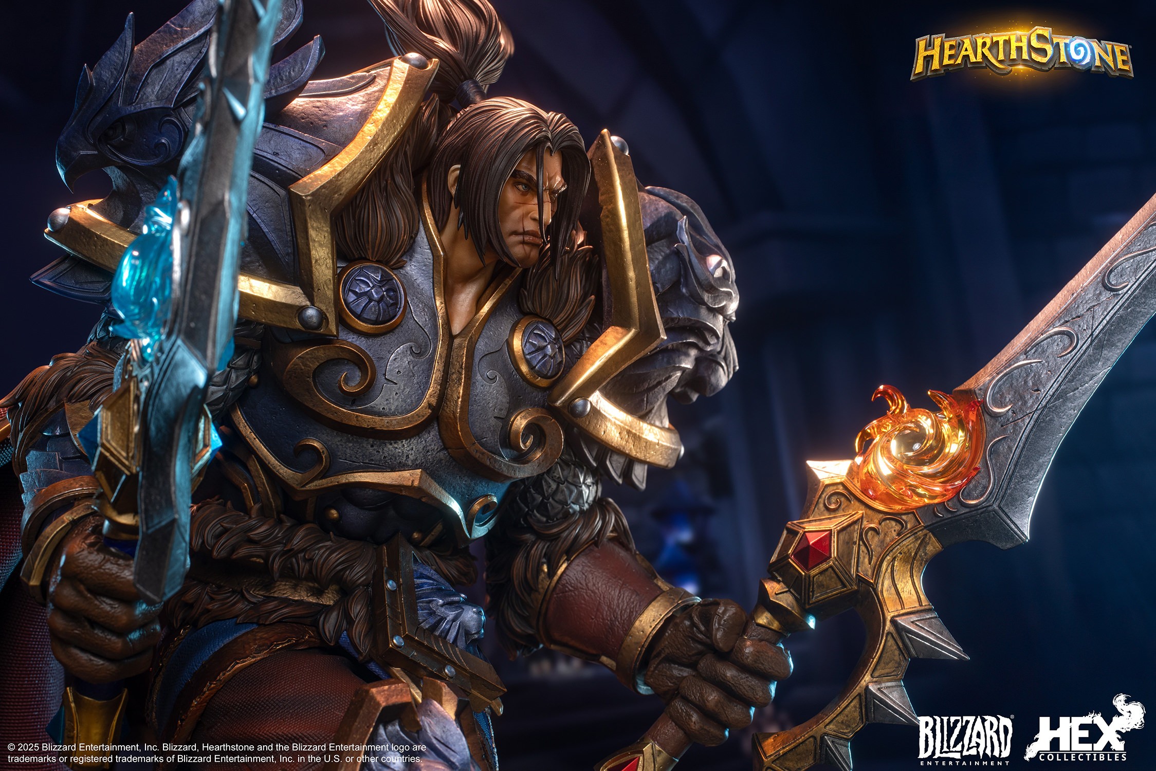 Warcraft Varian Wrynn Statues  (Prototype Shown) View 4