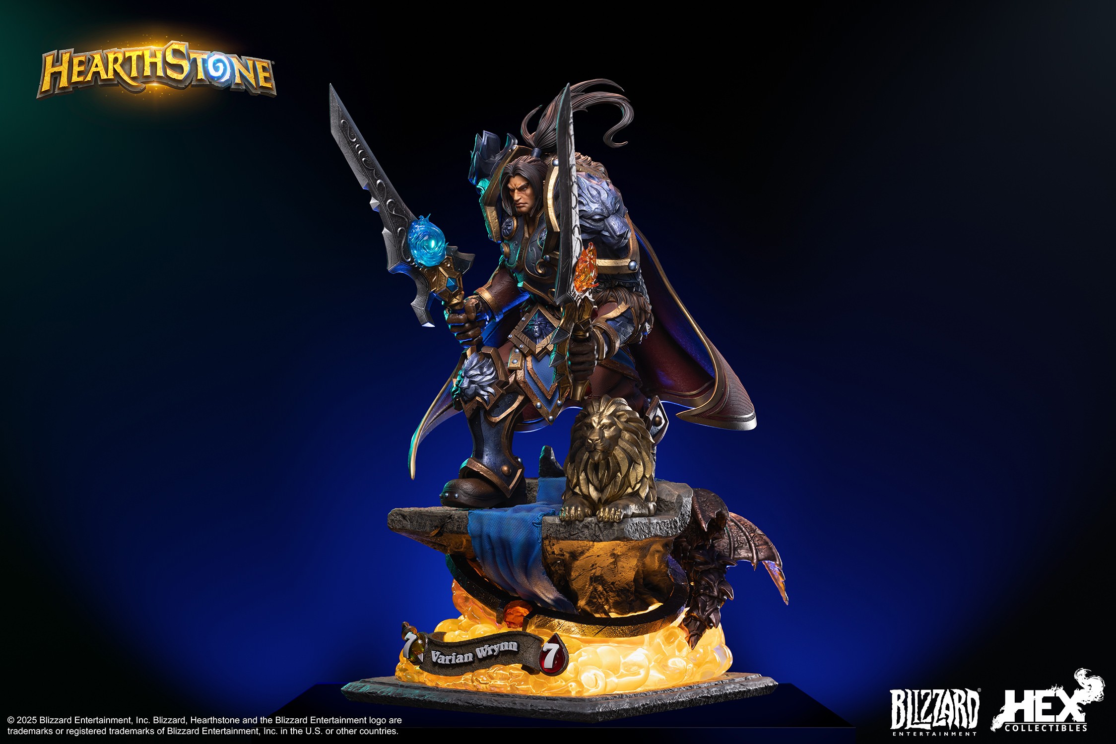 Warcraft Varian Wrynn Statues  (Prototype Shown) View 8