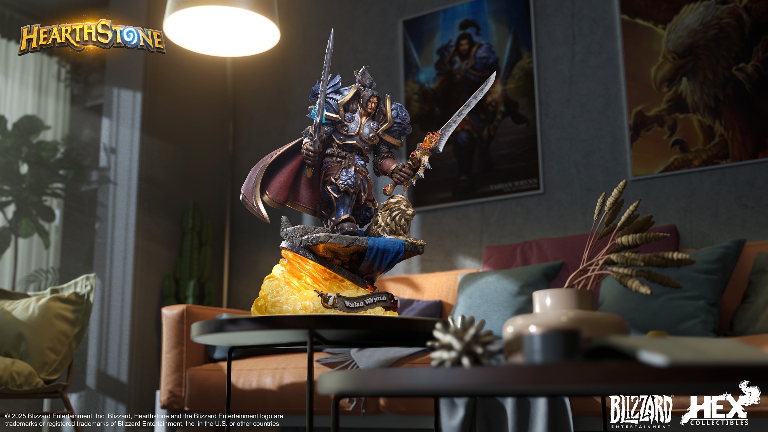 Warcraft Varian Wrynn Statues  (Prototype Shown) View 14