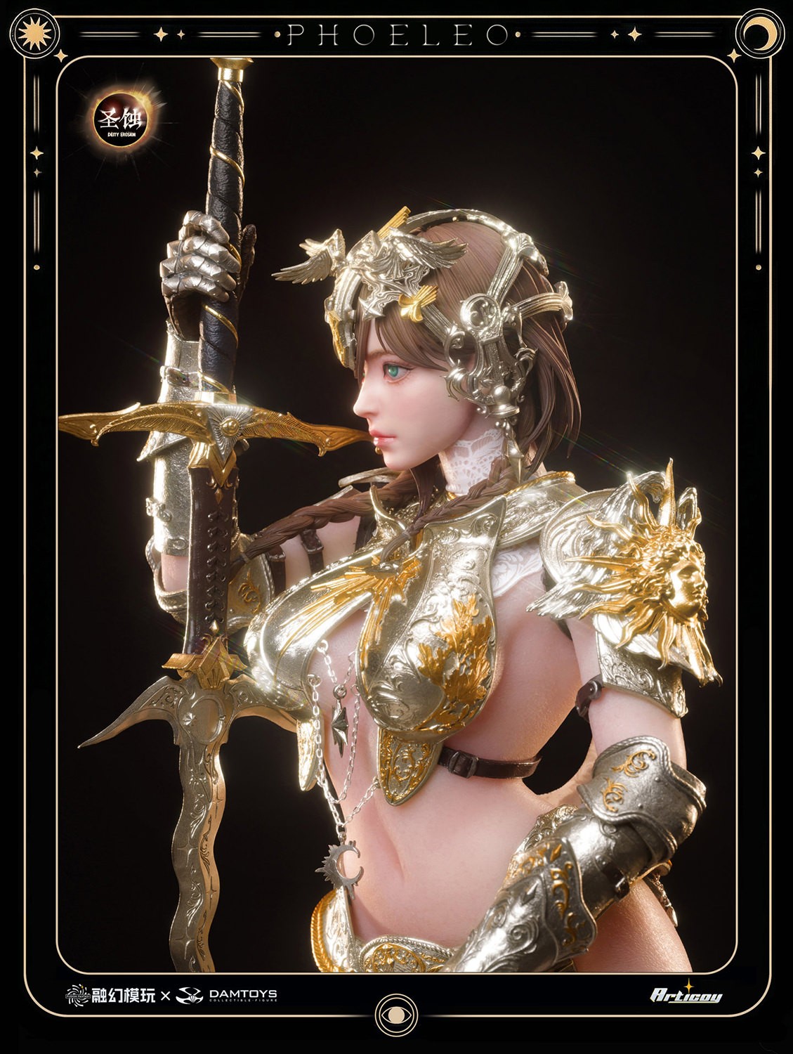Deity Erosion Hwit ole-Phoeleo (Sculpted Hair Version) Sixth Scale Figure  (Prototype Shown) View 11
