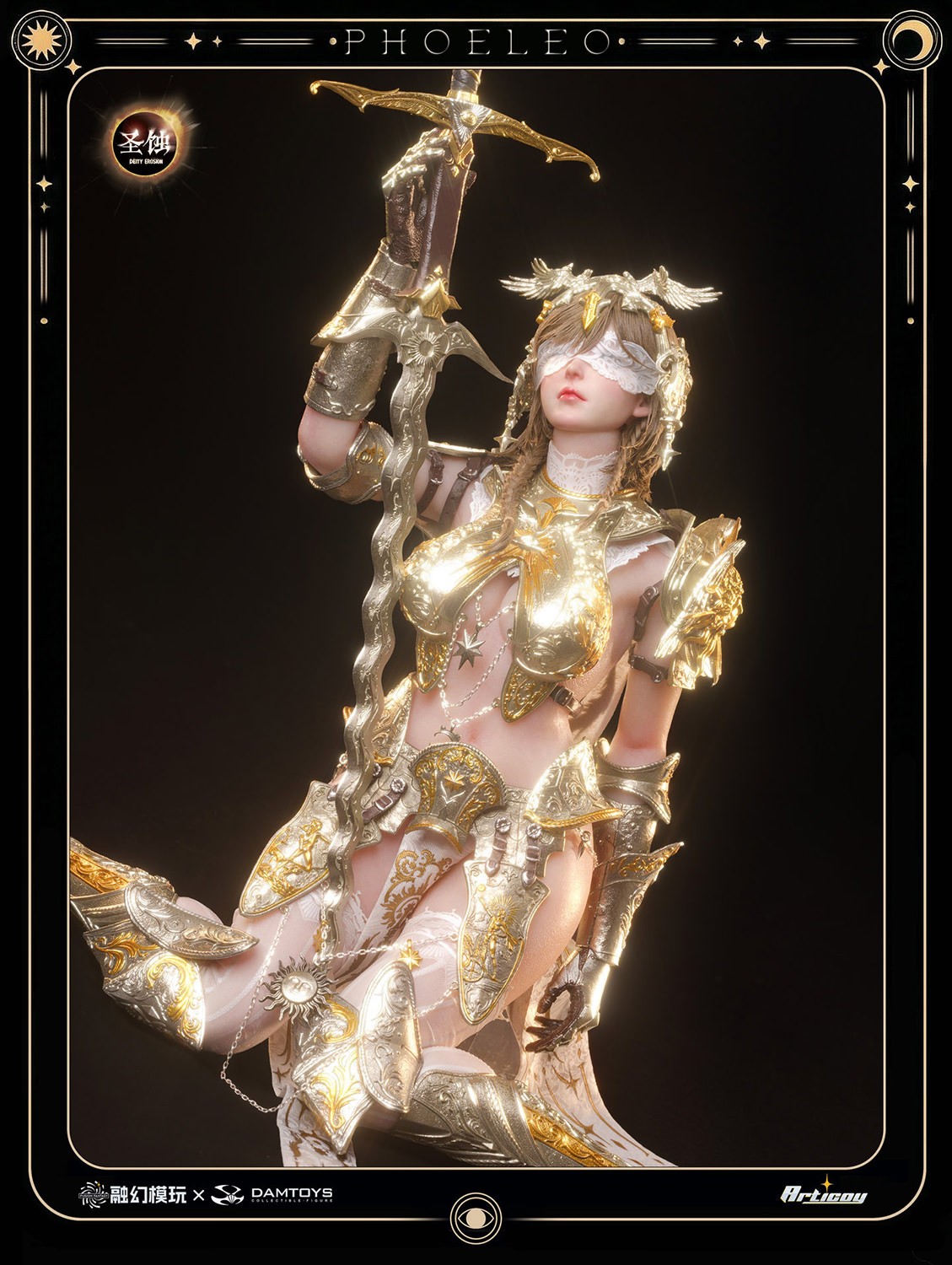 Deity Erosion Hwit ole-Phoeleo (Rooted Hair Version) Sixth Scale Figure  (Prototype Shown) View 12