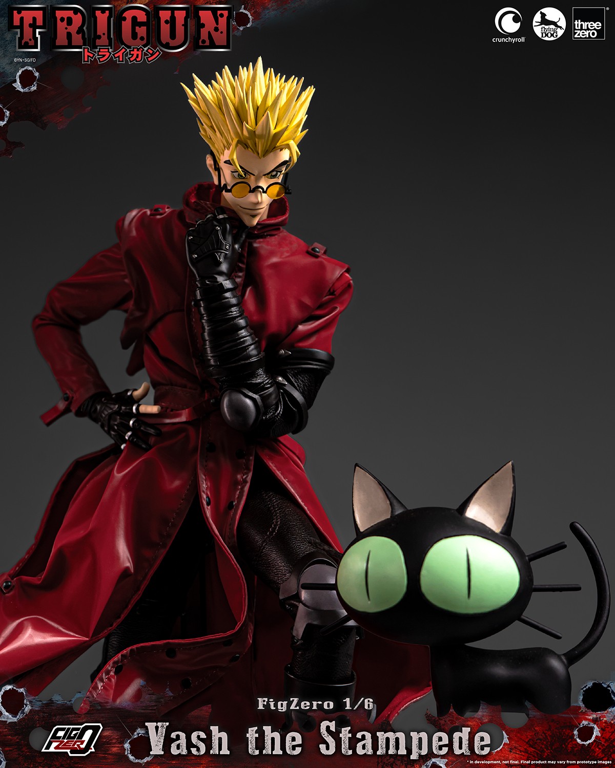 Trigun Vash the Stampede Action Figure  (Prototype Shown) View 8