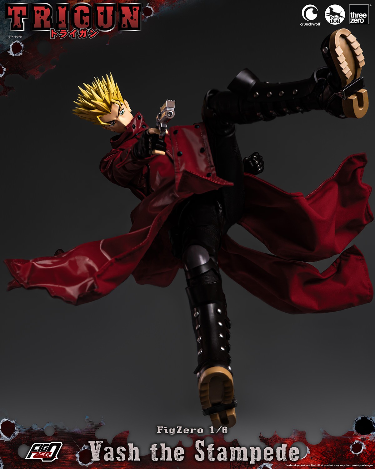 Trigun Vash the Stampede Action Figure  (Prototype Shown) View 10