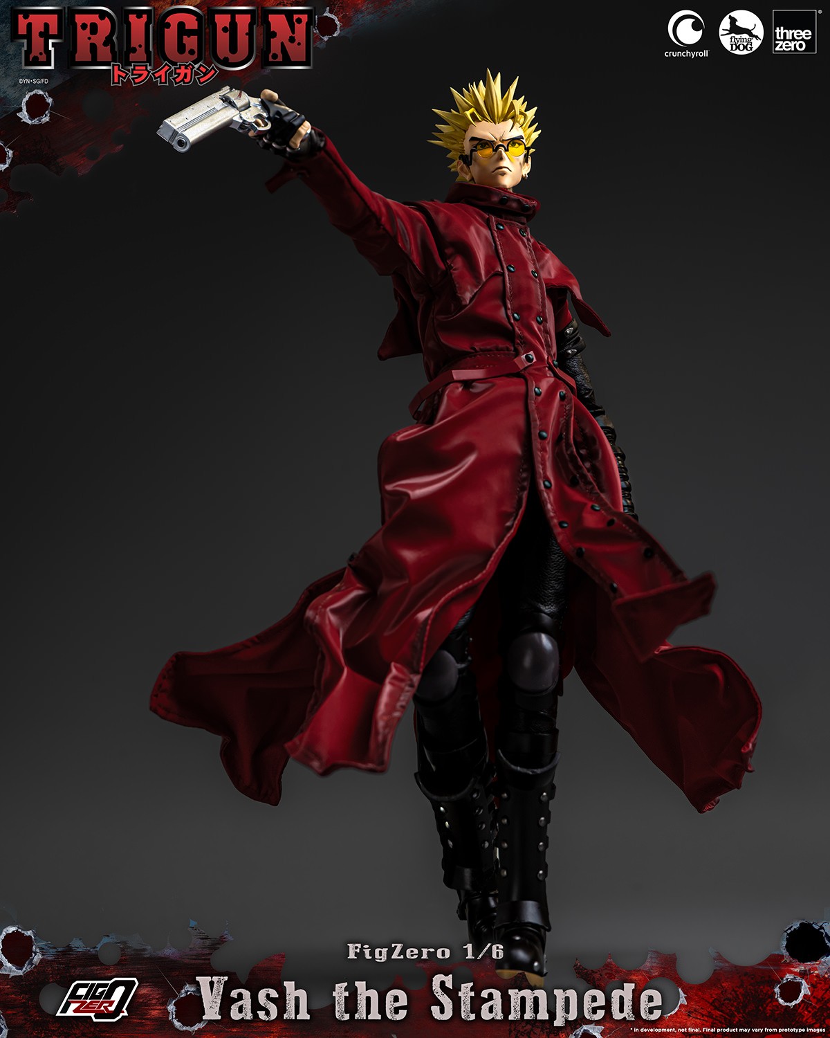 Trigun Vash the Stampede Action Figure  (Prototype Shown) View 11