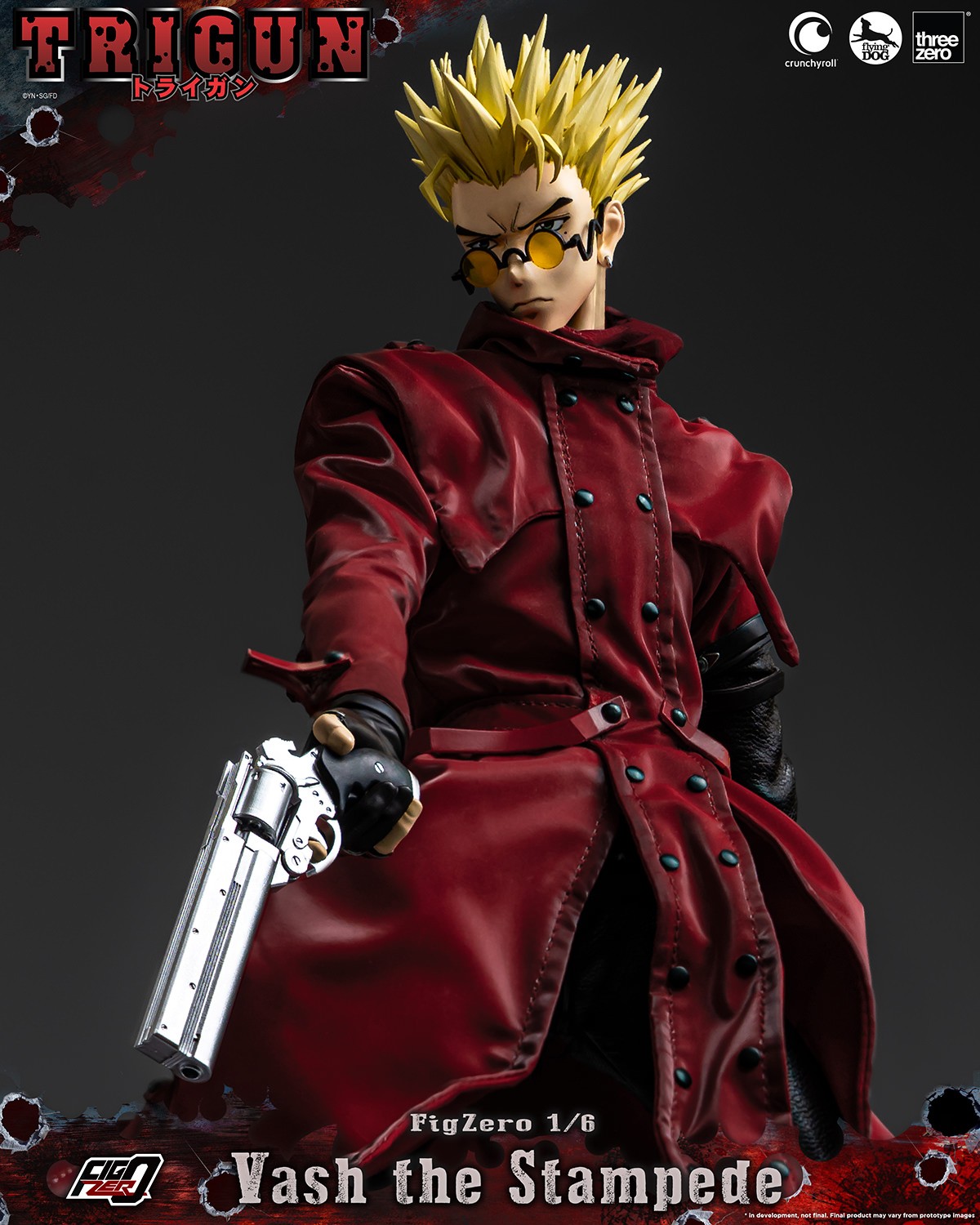 Trigun Vash the Stampede Action Figure  (Prototype Shown) View 12