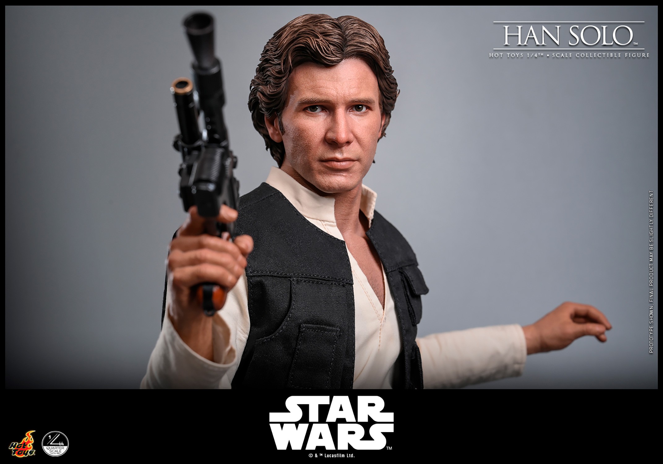 Star Wars Han Solo™ Quarter Scale Figure  (Prototype Shown) View 14