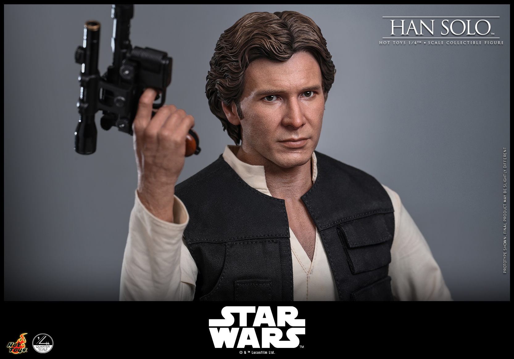 Star Wars Han Solo™ Quarter Scale Figure  (Prototype Shown) View 15