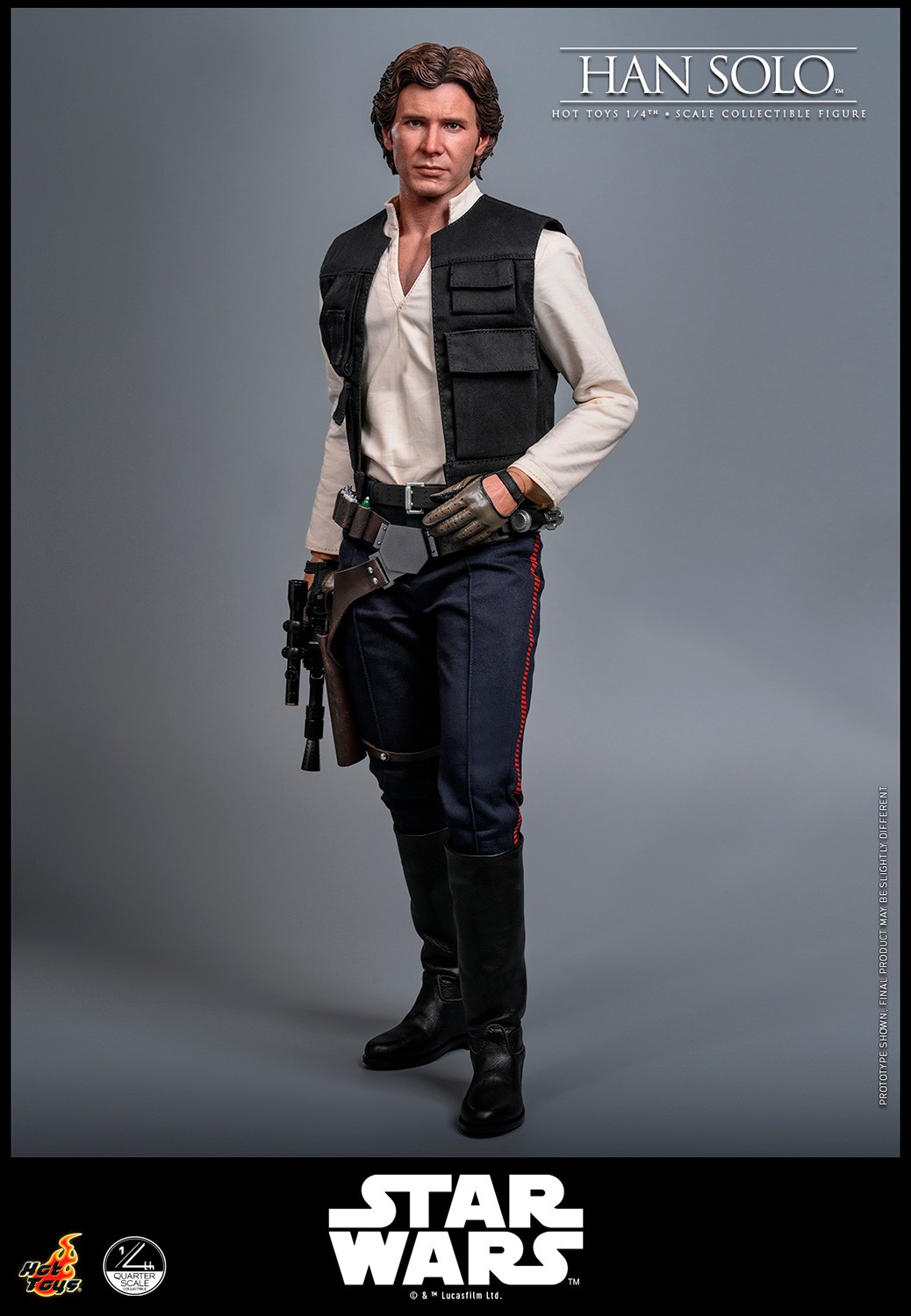 Star Wars Han Solo™ Quarter Scale Figure  (Prototype Shown) View 7