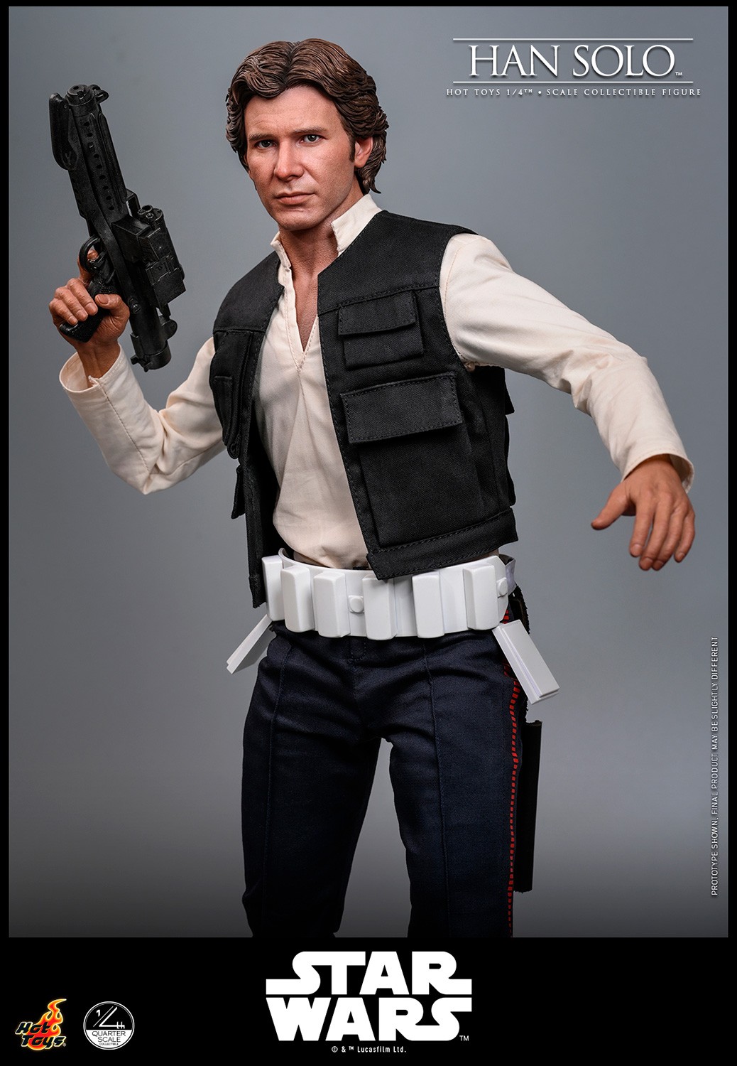Star Wars Han Solo™ Quarter Scale Figure  (Prototype Shown) View 3