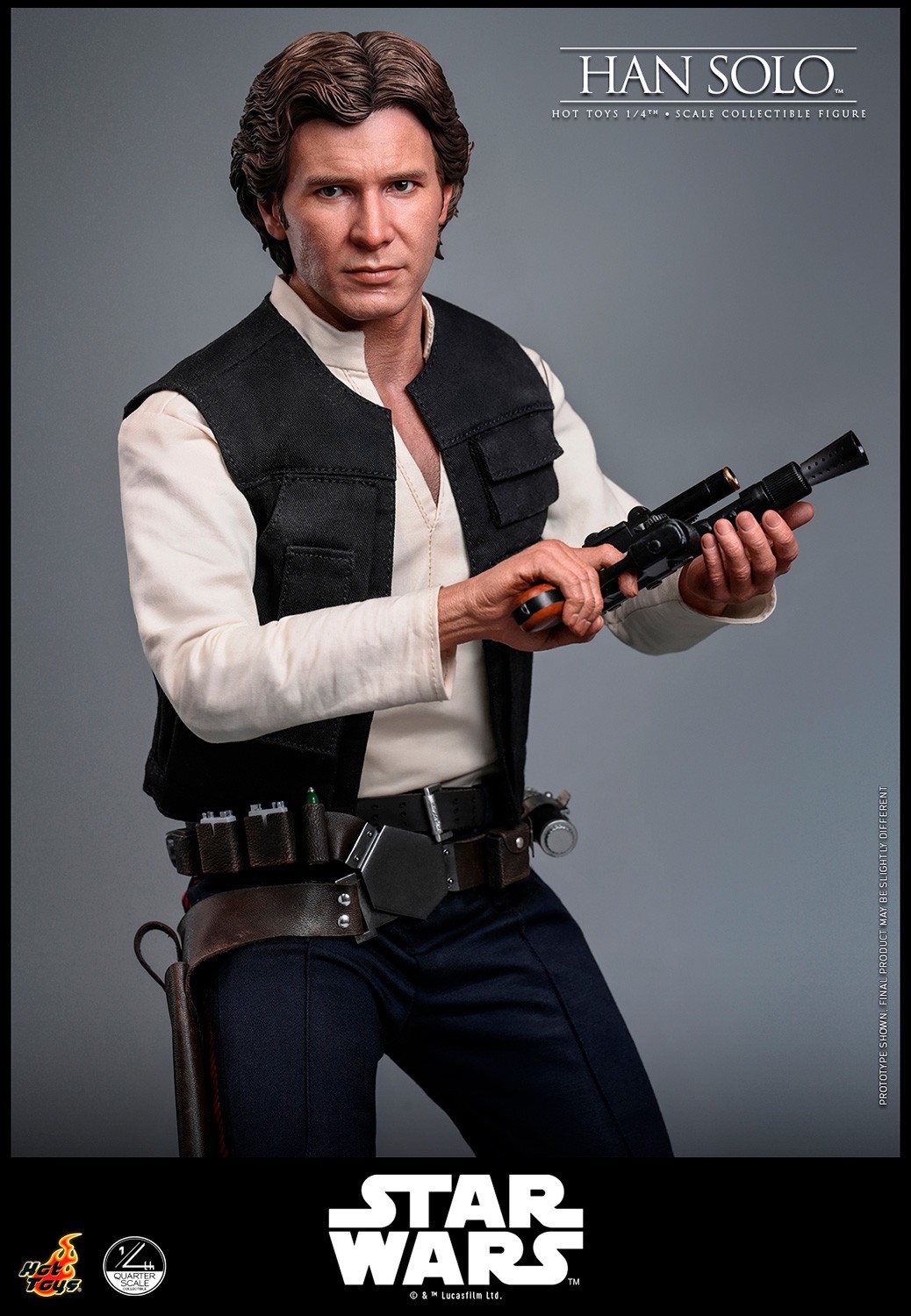 Star Wars Han Solo™ Quarter Scale Figure  (Prototype Shown) View 11