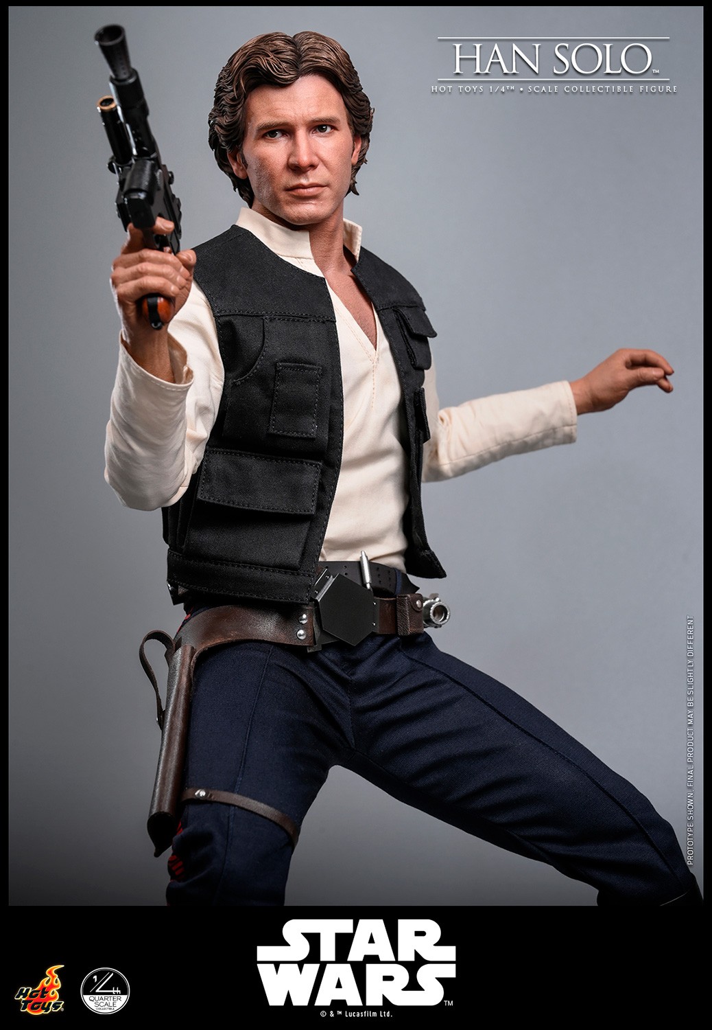 Star Wars Han Solo™ Quarter Scale Figure  (Prototype Shown) View 4