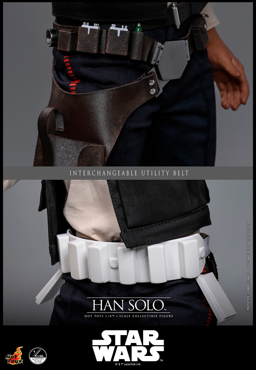 Star Wars Han Solo™ Quarter Scale Figure  (Prototype Shown) View 19
