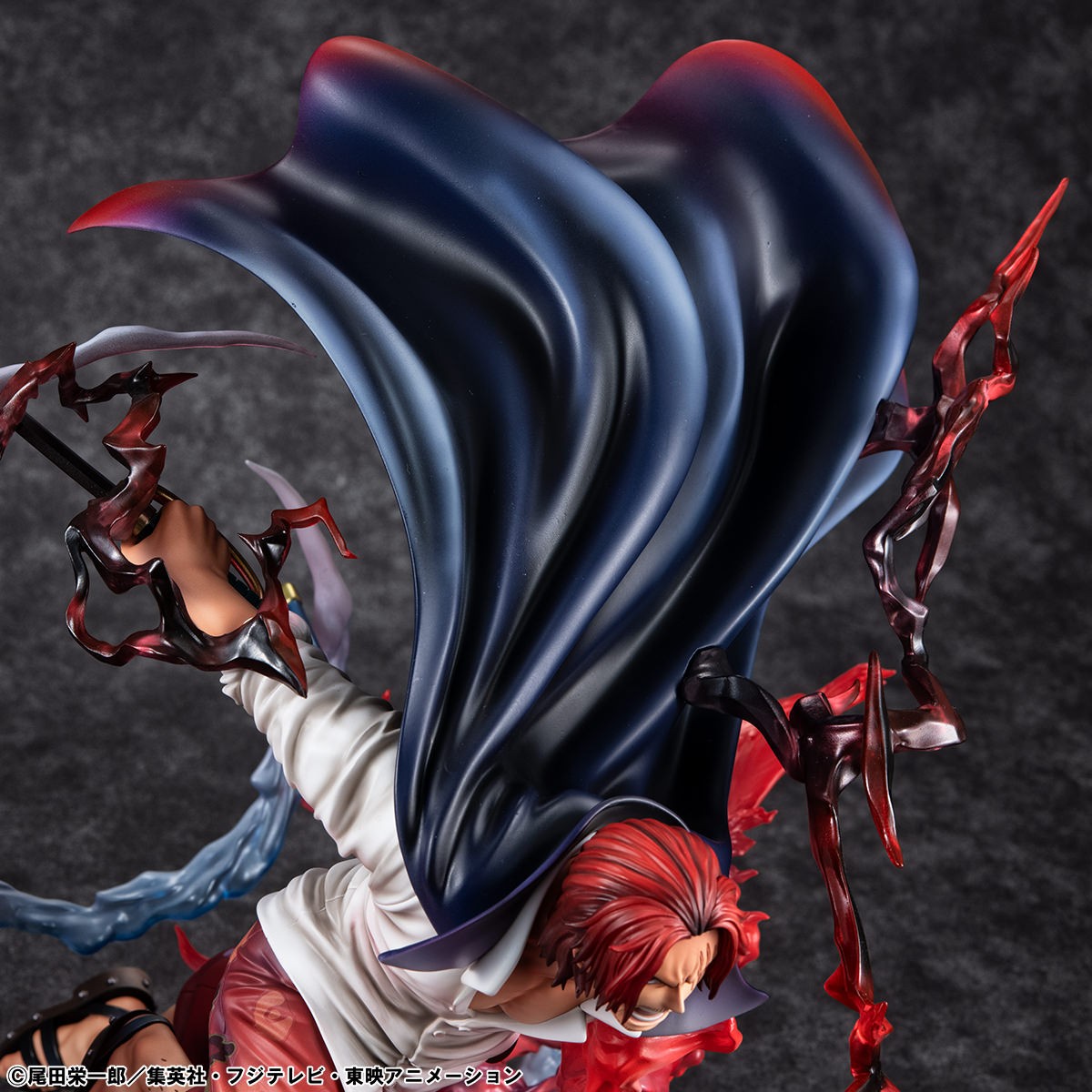 One Piece Red Hair Pirates Chief: Red-Haired Shanks "Divine Departure" Collectible Figure  (Prototype Shown) View 4