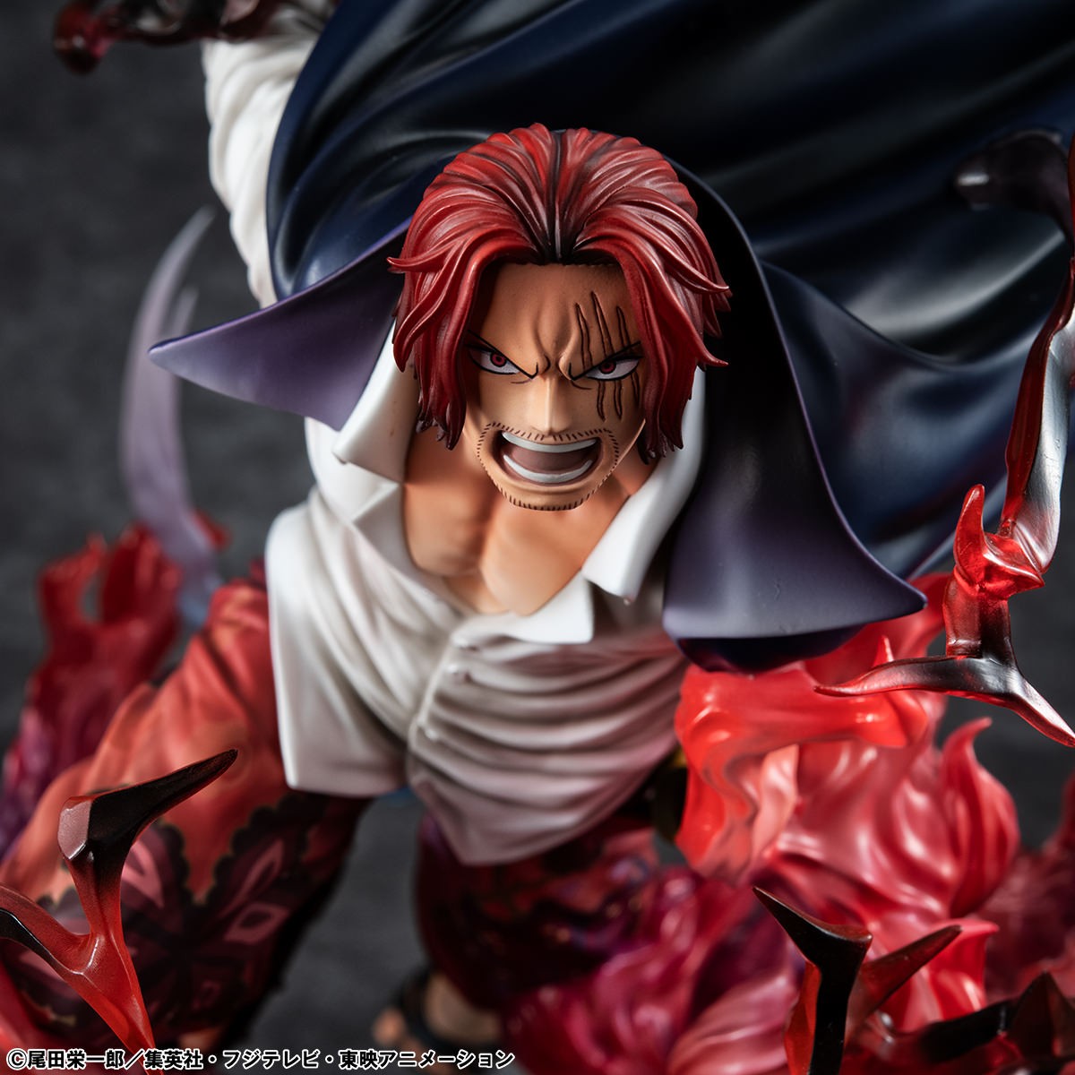 One Piece Red Hair Pirates Chief: Red-Haired Shanks "Divine Departure" Collectible Figure  (Prototype Shown) View 5