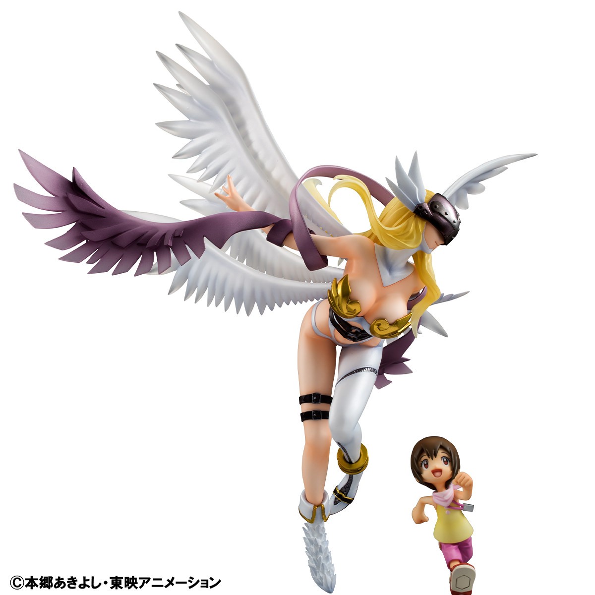 Digimon Angewomon & Kari Kamiya Collectible Figure  (Prototype Shown) View 4