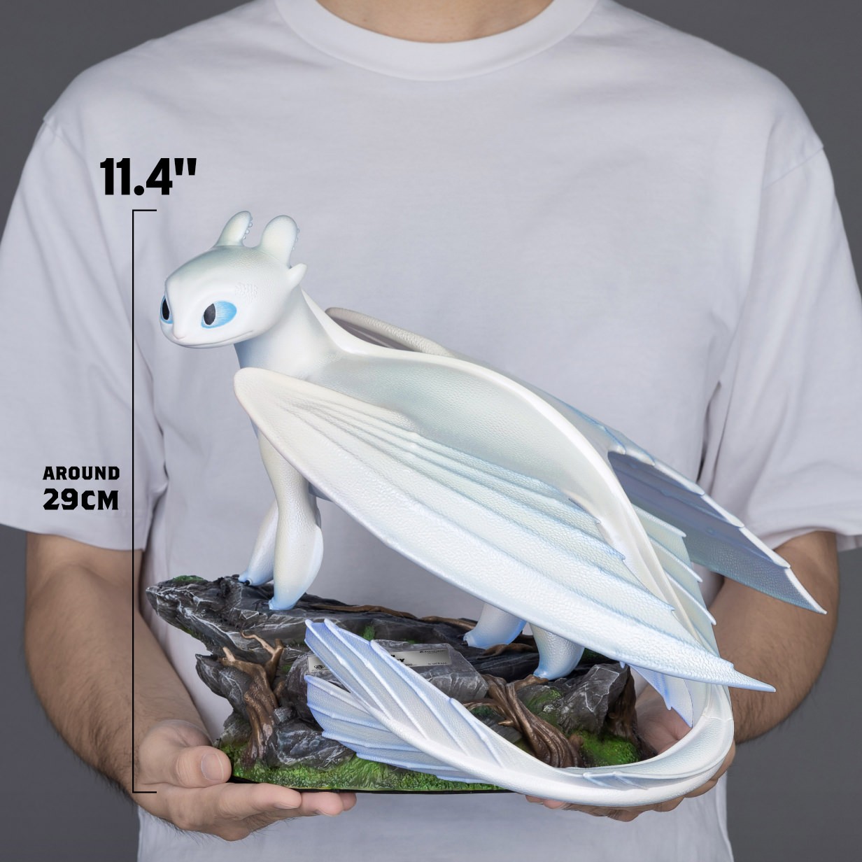 How to Train Your Dragon Light Fury Statues  (Prototype Shown) View 2