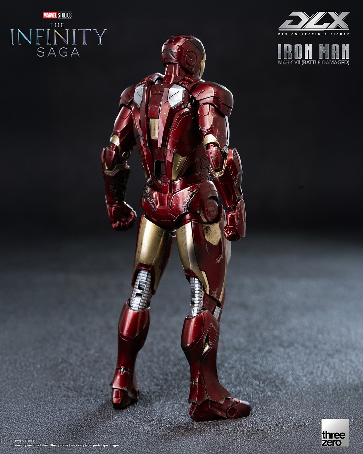 Marvel DLX Iron Man Mark 7 (Battle Damaged) Action Figure  (Prototype Shown) View 7