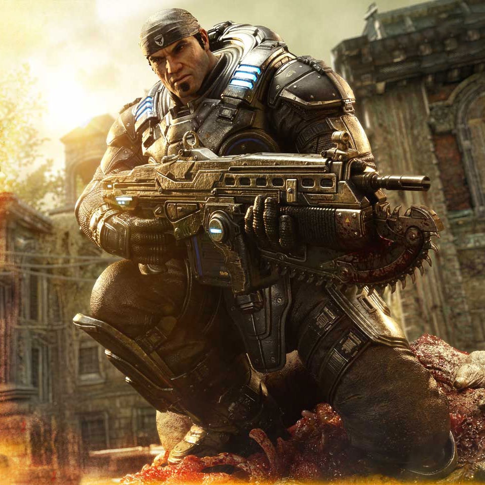 Gears of War Marcus Fenix 1:3 Scale Statue  (Prototype Shown) View 3