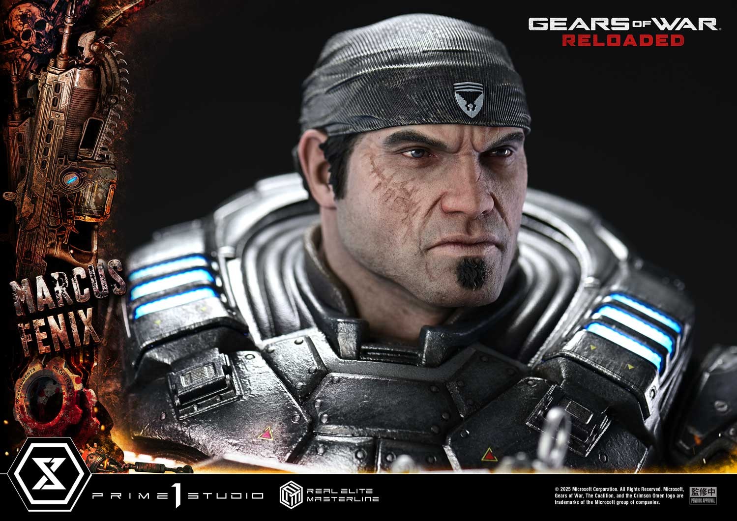 Gears of War Marcus Fenix 1:3 Scale Statue  (Prototype Shown) View 12
