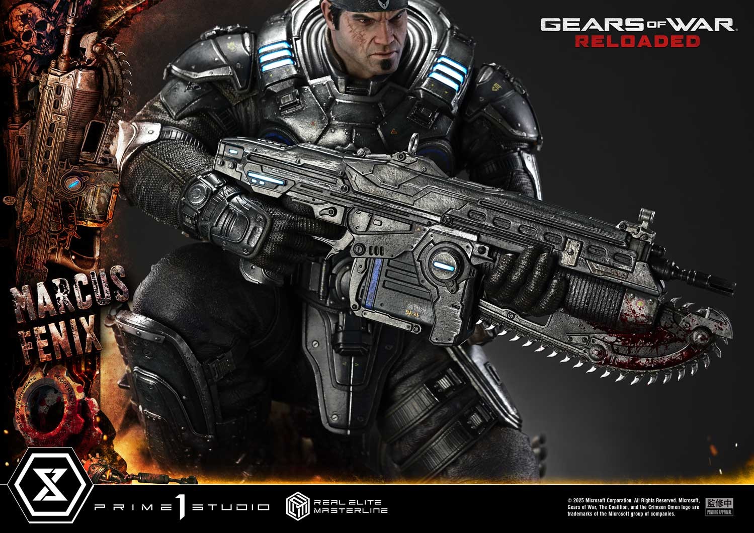 Gears of War Marcus Fenix 1:3 Scale Statue  (Prototype Shown) View 13