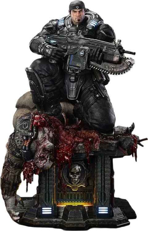Gears of War Marcus Fenix 1:3 Scale Statue  (Prototype Shown) View 17