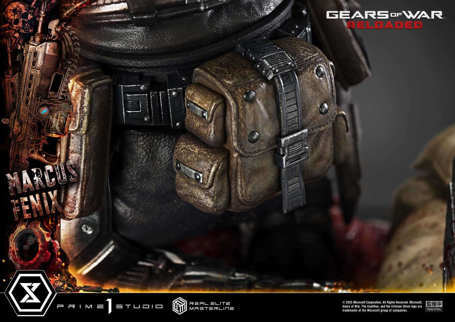 Gears of War Marcus Fenix (Ultimate Version) 1:3 Scale Statue  (Prototype Shown) View 14
