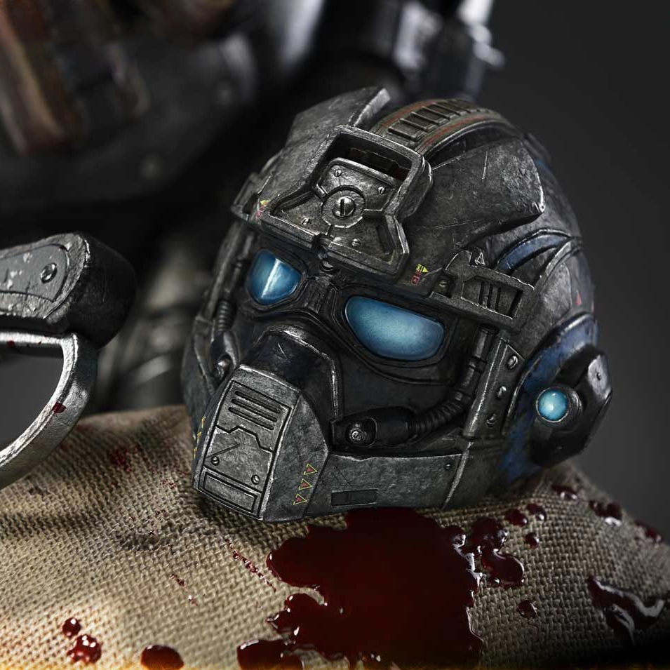 Gears of War Marcus Fenix (Ultimate Bonus Version) 1:3 Scale Statue  (Prototype Shown) View 4