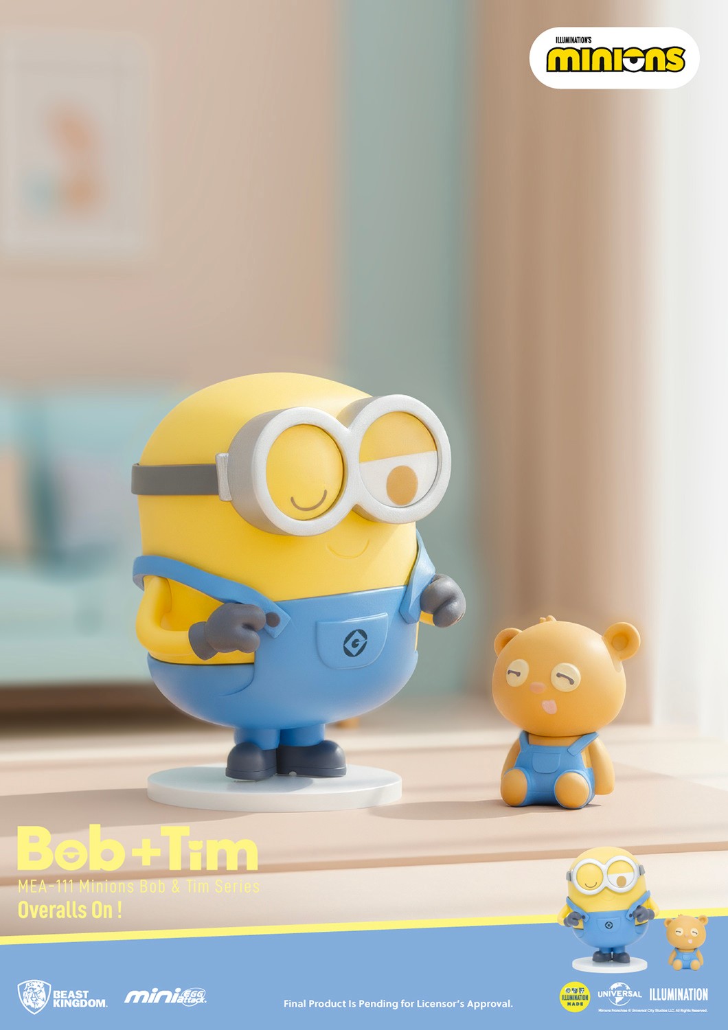 Minions Minions Bob & Tim Series PVC Figure  (Prototype Shown) View 8