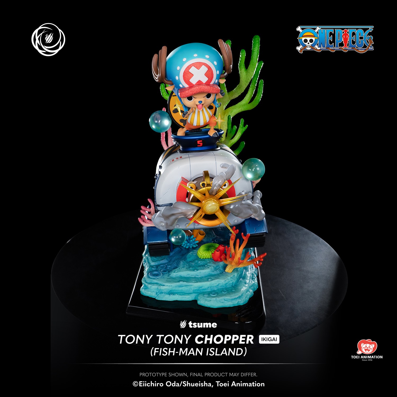 One Piece Tony Tony Chopper (Fish-Man Island) Statues  (Prototype Shown) View 4