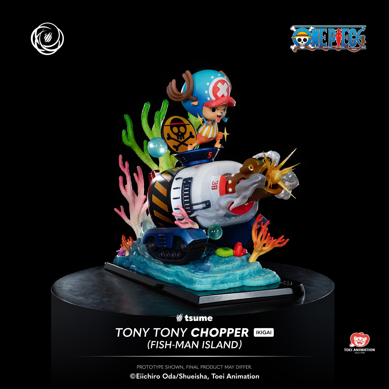 One Piece Tony Tony Chopper (Fish-Man Island) Statues  (Prototype Shown) View 6