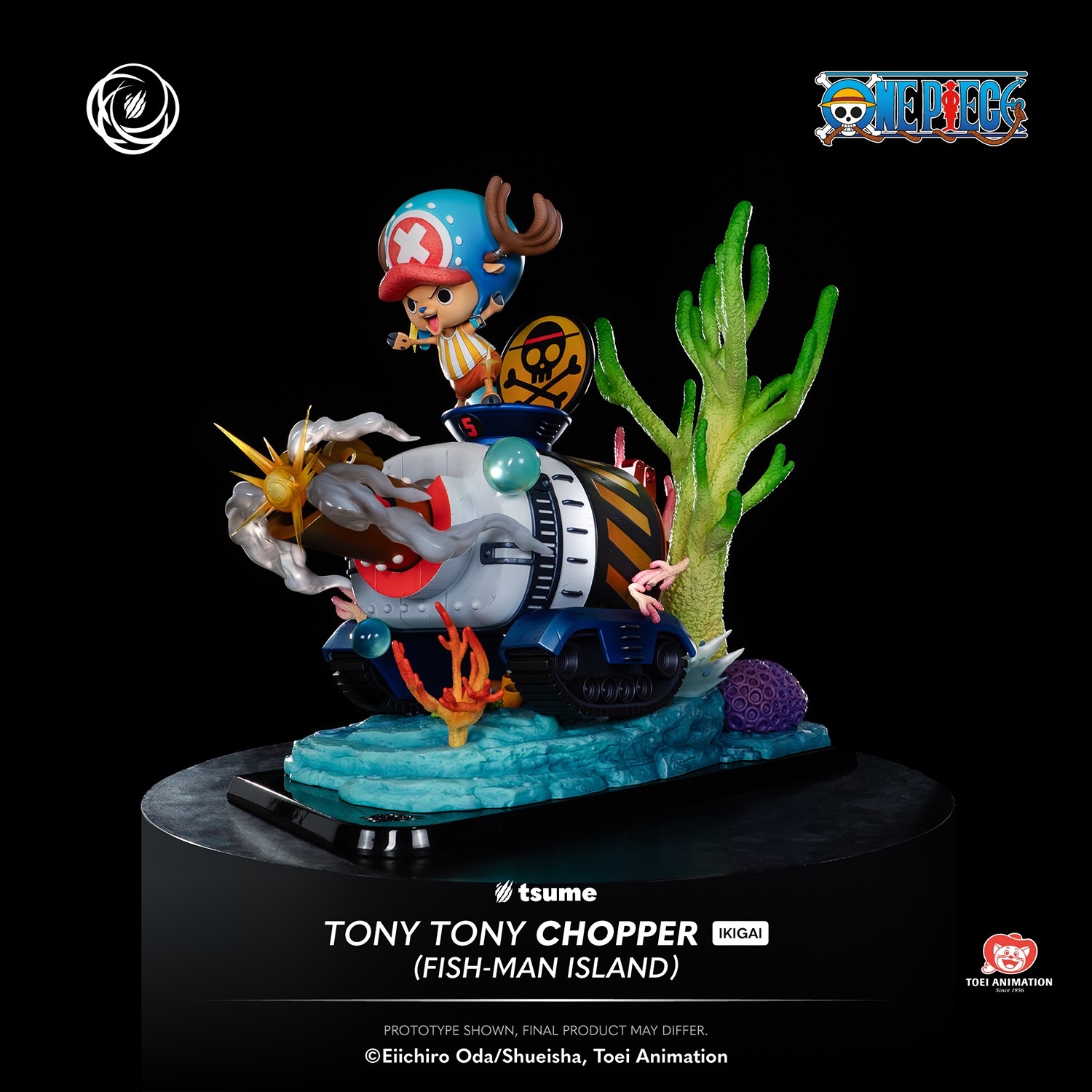 One Piece Tony Tony Chopper (Fish-Man Island) Statues  (Prototype Shown) View 9